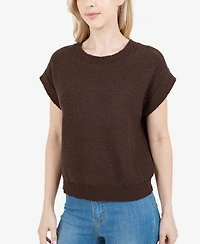 Fever Women's Nubby Sleeveless Sweater