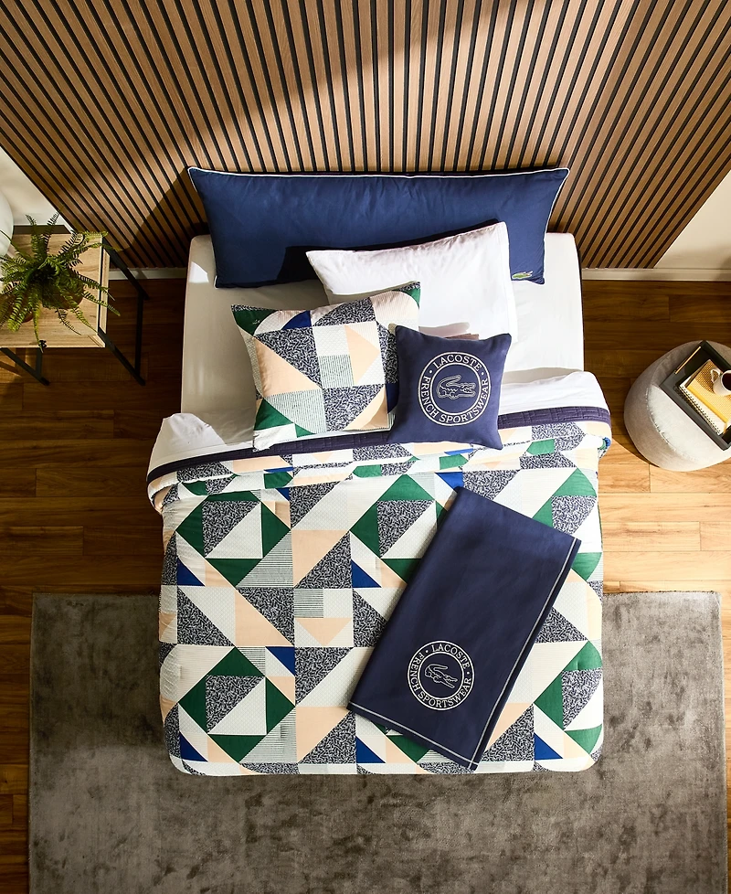 Lacoste Signature Cotton -Pc. Comforter Set