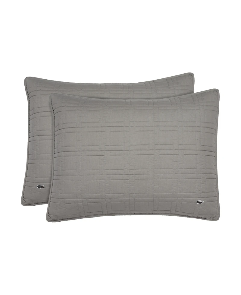 Lacoste Logo Cotton -Pc. Quilt Set