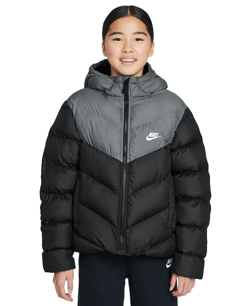 Nike Big Kids All Day Play Therma-fit Loose-Fit Puffer Jacket