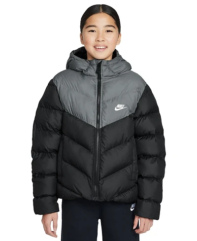 Nike Big Kids All Day Play Therma-fit Loose-Fit Puffer Jacket