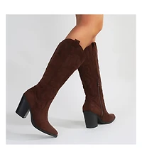 Berness Arizona Faux Suede Western Boot