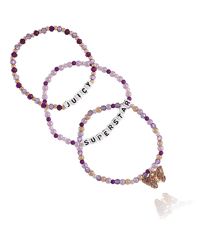 Juicy Couture Kids Choose Juicy Superstar 3 Piece Beaded Jewelry