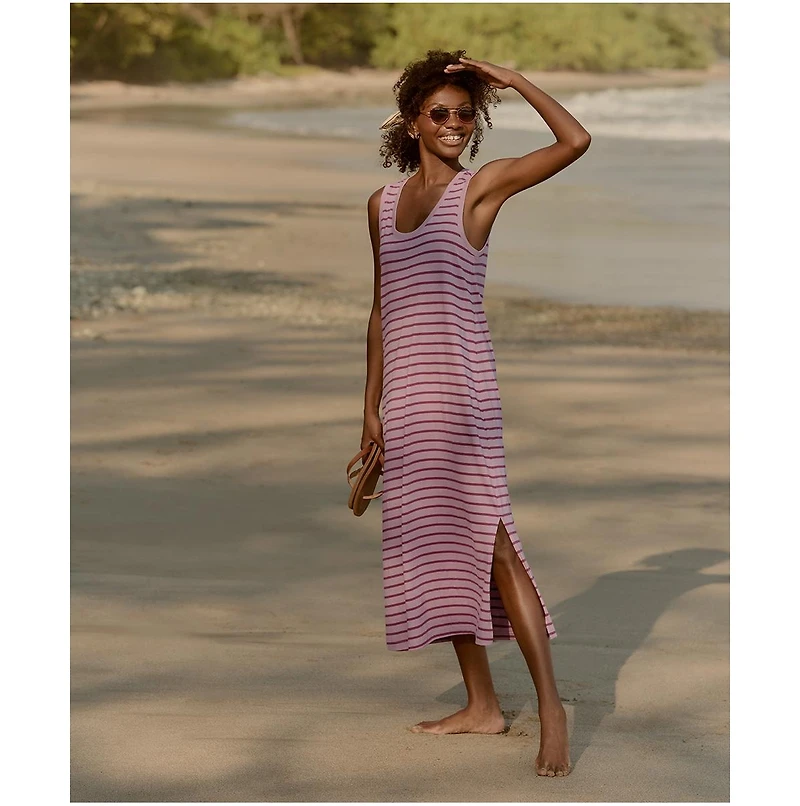 Pact Women's Organic Cotton Softspun Tank Midi Dress