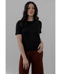 Sskein Women's 's Crew Neck Sweater Tee