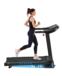 Streamdale Furniture Incline Treadmill 3.0HP Auto-Fold Bluetooth Speaker