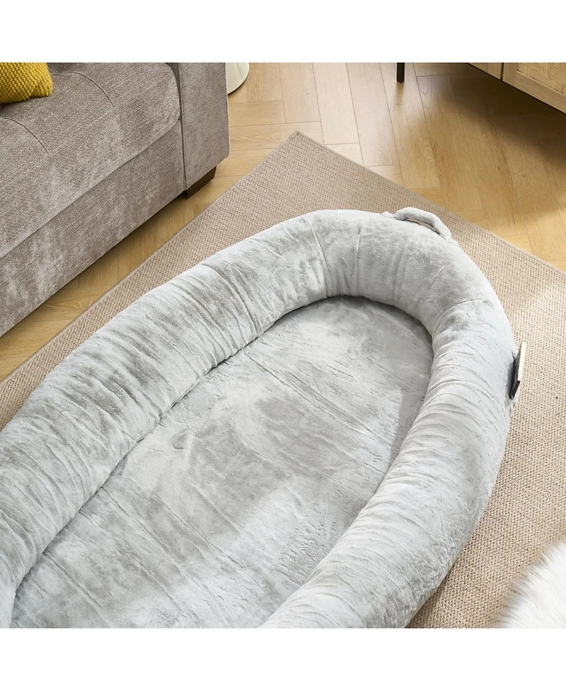 Streamdale Furniture Human Dog Bed - Giant Memory Foam with Storage