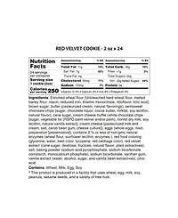 The Cravory Red Velvet Cookies Gift Box, 24 Cookies