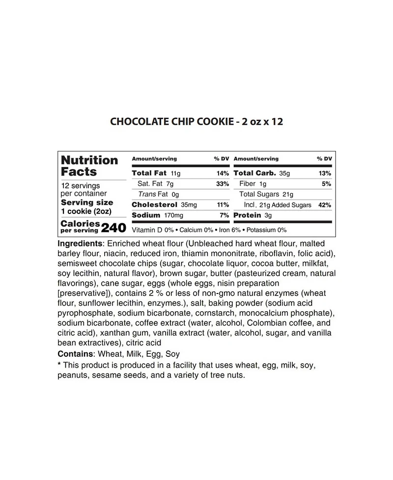 The Cravory Chocolate Chip Cookies Gift Box