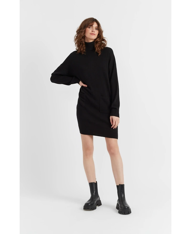 Chinti & Parker Women's Cashmere Rollneck Dress