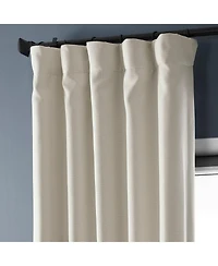 Half Price Drapes Textured Faux Linen Room Darkening Curtain
