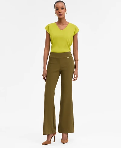 I.n.c. International Concepts Women's Flared-Leg Pull-On Pants, Exclusively at Macy's