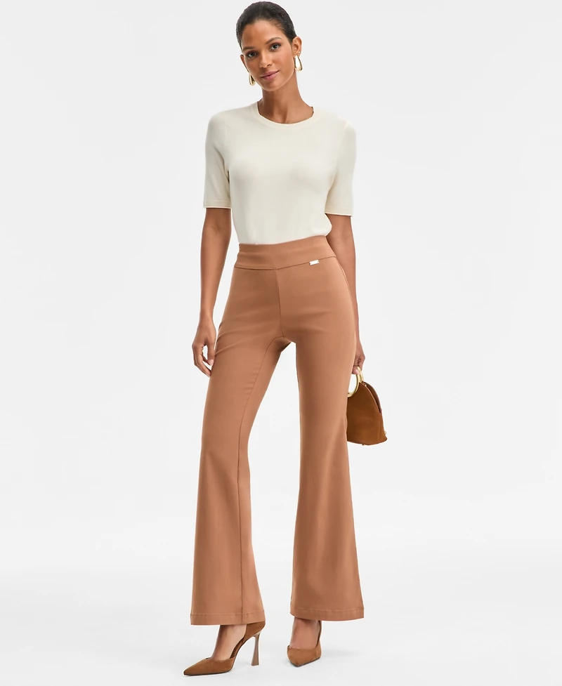 I.n.c. International Concepts Women's Flared-Leg Pull-On Pants, Exclusively at Macy's