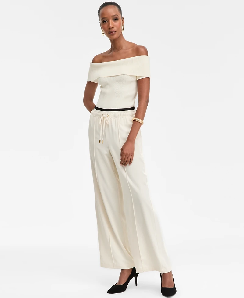 I.n.c. International Concepts Women's High-Rise Wide-Leg Pants, Macy's Exclusive