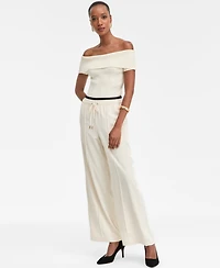 I.n.c. International Concepts Women's High-Rise Wide-Leg Pants, Macy's Exclusive