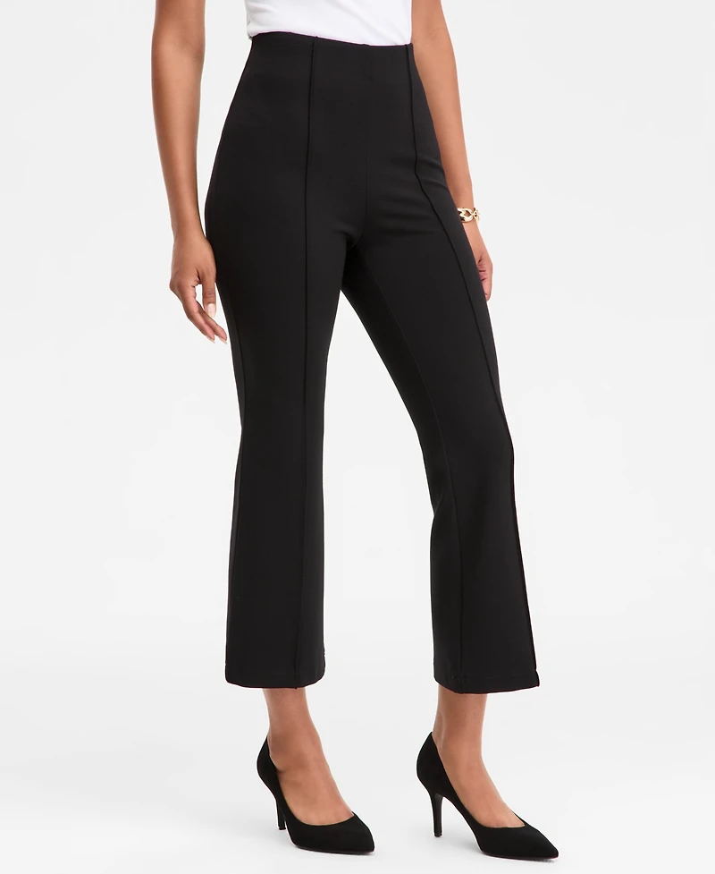 I.n.c. International Concepts Women's High-Rise Kick Flare Pants, Macy's Exclusive