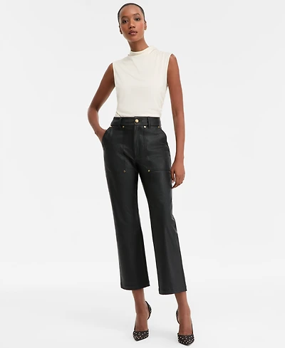 I.n.c. International Concepts Women's High Rise Patch Pocket Pants, Macy's Exclusive