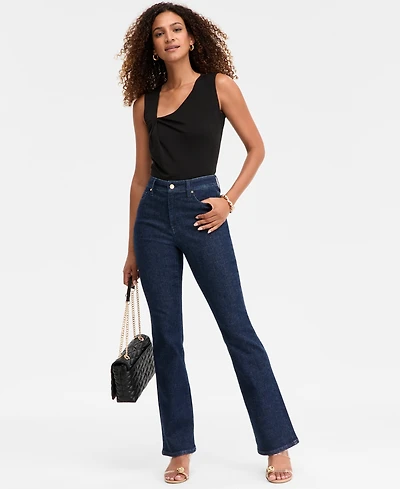I.n.c. International Concepts Women's High-Rise Bootcut Jeans, Macy's Exclusive