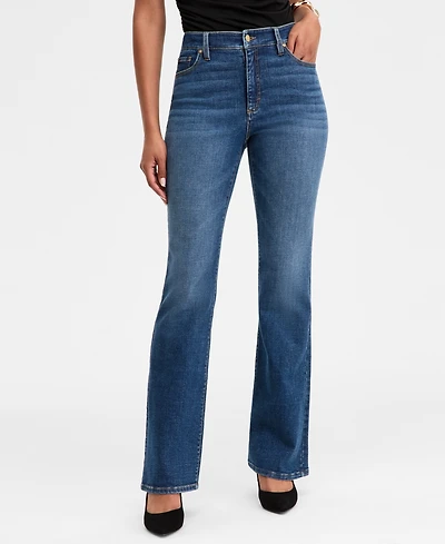 I.n.c. International Concepts Women's High-Rise Bootcut Jeans, Macy's Exclusive
