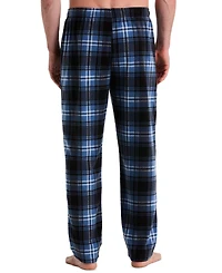 Perry Ellis Portfolio Men's Buffalo Plaid Fleece Pajama Pants