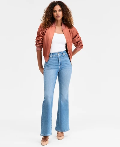 I.n.c. International Concepts Women's High-Rise Flare-Leg Jeans, Macy's Exclusive