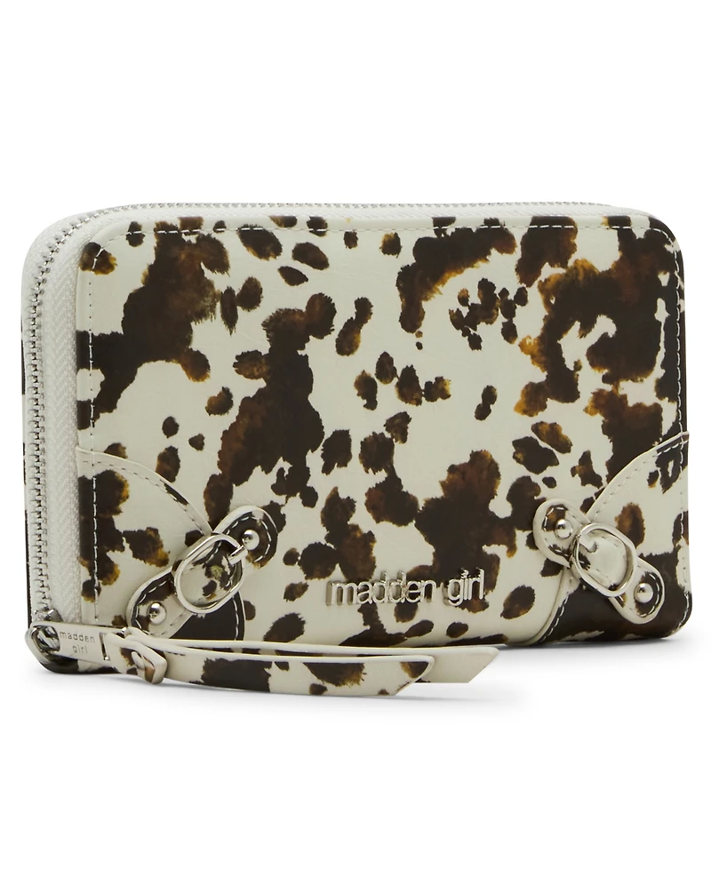 Madden Girl Nyra Polyurethane Zipper Wallet