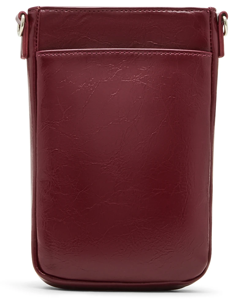 Madden Girl Inezc Crinkle Magnetic Phone Pouch Crossbody