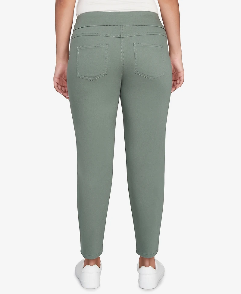 Ruby Rd. Petite Soft Denim Faux Pocket Pants
