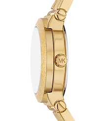 Michael Kors Women's Billie Three-Hand Gold-Tone Stainless Steel Watch, 26mm