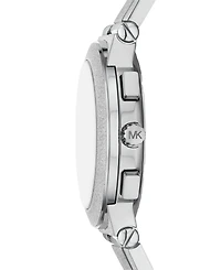 Michael Kors Women's Billie Chronograph Silver-Tone Stainless Steel Watch, 40mm