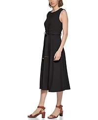 Calvin Klein Women's Sleeveless Midi A-Line Dress