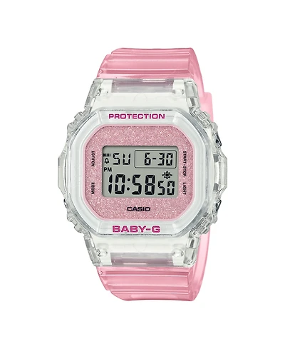 G-Shock Women's Pink Resin Watch, 37.9mm