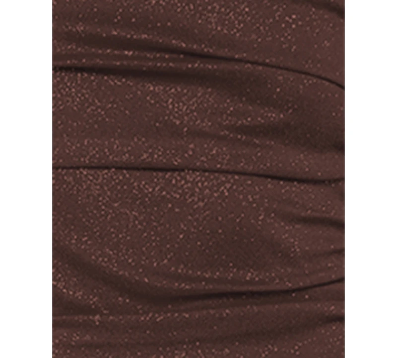 Jump Juniors' Embellished Sleeveless Asymmetrical Bodycon Long Dress