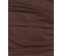 Jump Juniors' Embellished Sleeveless Asymmetrical Bodycon Long Dress