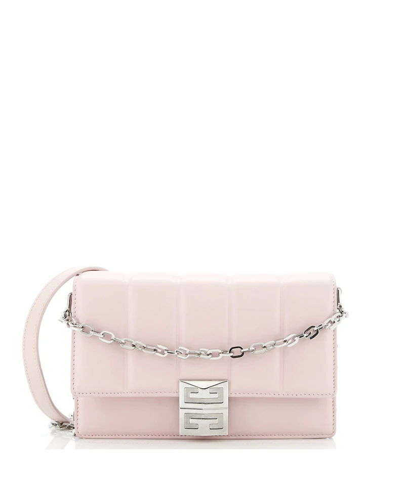 Pre-Owned Givenchy Small 4G Chain Crossbody Bag Leather