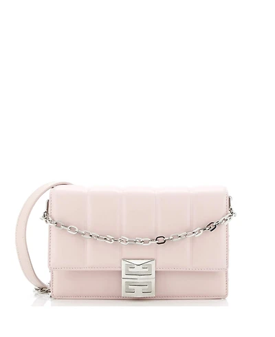 Pre-Owned Givenchy Small 4G Chain Crossbody Bag Leather