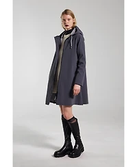 Stutterheim Women's Mosebacke Lightweight Zip Matte Raincoat