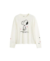 Chinti & Parker Women's Wool Cashmere Peanuts Original Sweater