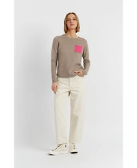 Chinti & Parker Women's Wool Cashmere One Pocket Sweater