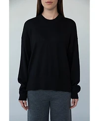 Sskein Women's 's Crew Neck Boxy Sweater