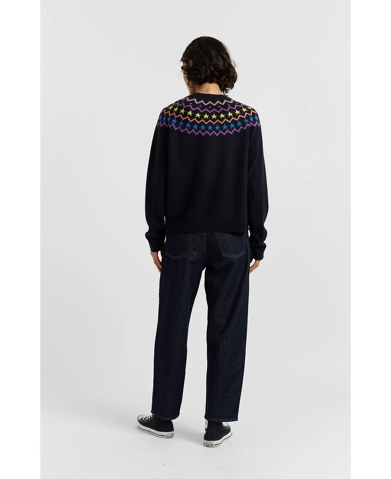 Chinti & Parker Women's Wool Cashmere Star Yoke Sweater