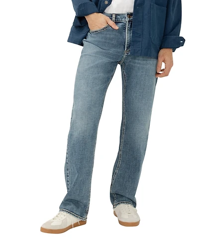 Silver Jeans Co. Men's Gordie Relaxed Fit Straight Leg Luxe Heritage