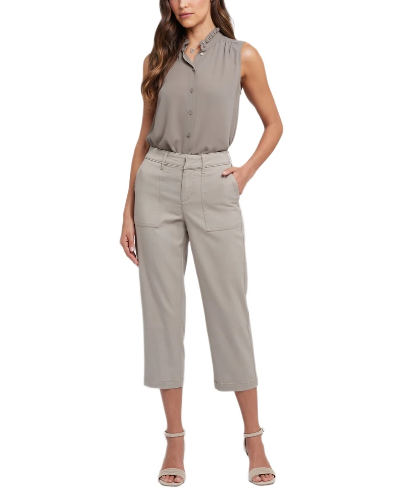 Nydj Petite Utility Straight Cropped Pants