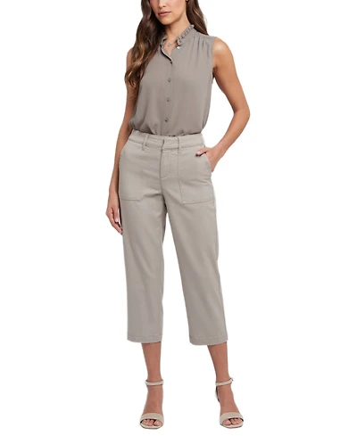 Nydj Petite Utility Straight Cropped Pants