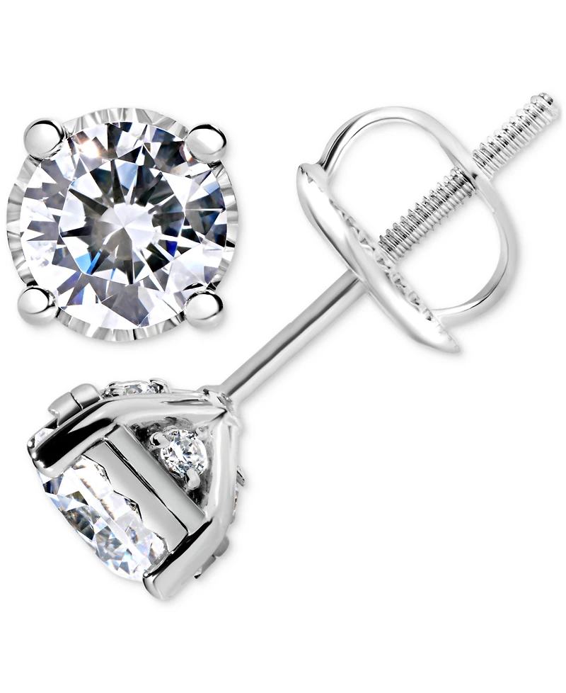 TruMiracle Diamond Stud Earrings (1-1/4 ct. t.w.) 14k White, Yellow or Rose Gold