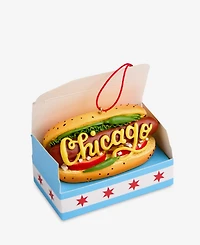 Holiday Lane Regional Chicago Hot Dog Ornament, Macy's Exclusive