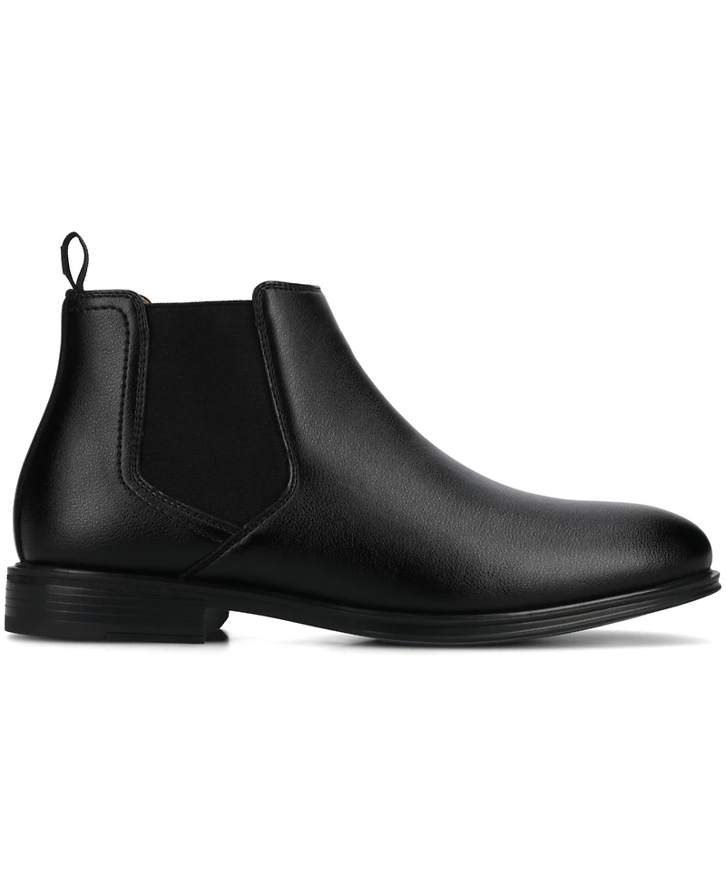 Vance Co. Men's Josiah Pull On Comfort Chelsea Boots