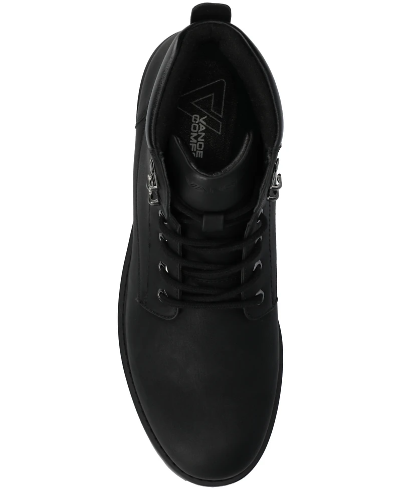 Vance Co. Men's Rogue Round Toe Work Ankle Boots