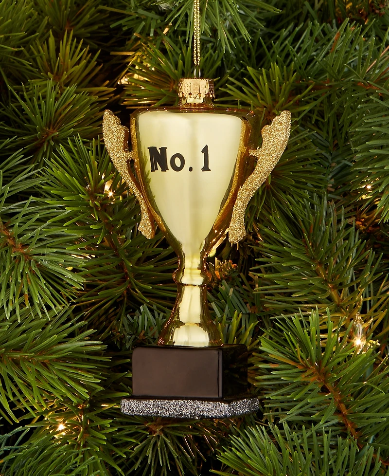 Holiday Lane Sports Gold Trophy Ornament, Macy's Exclusive