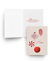 Masterpiece Studios Peppermint Ornaments Holiday Boxed Cards